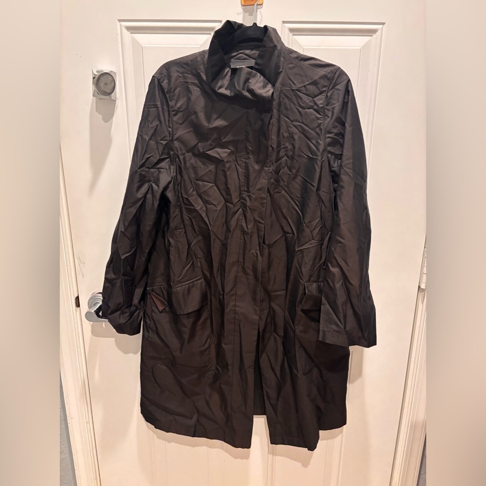 Akris 100% silk black jacket
